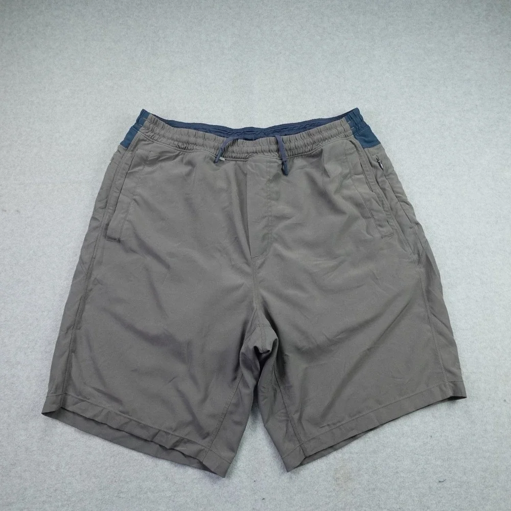 Birddogs Shorts Mens XL Long Gray Boomstick Athletic Lined Activewear Gym